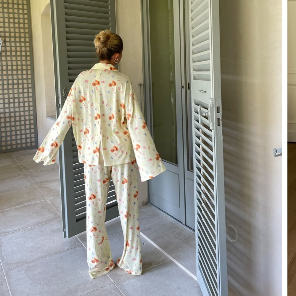 DJERF AVENUE MWT fruit pajama set size M - never worn, brand new